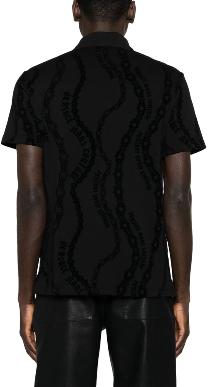 Versace Jeans Couture T-Shirts And Polos Black Zwart