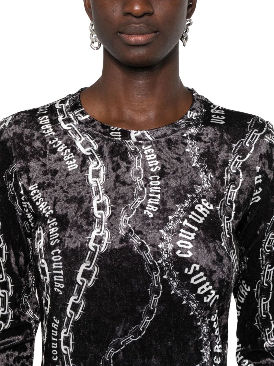 Versace Jeans Couture Dresses Black Zwart