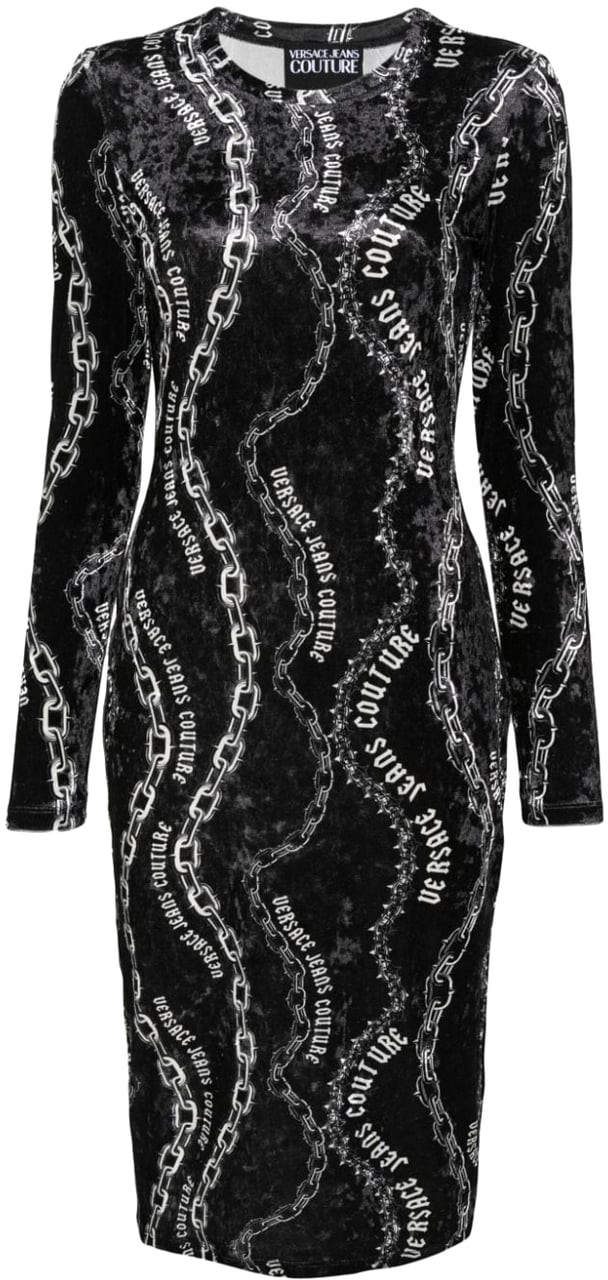 Versace Jeans Couture Dresses Black Zwart