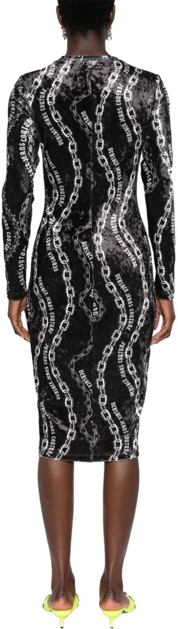 Versace Jeans Couture Dresses Black Zwart