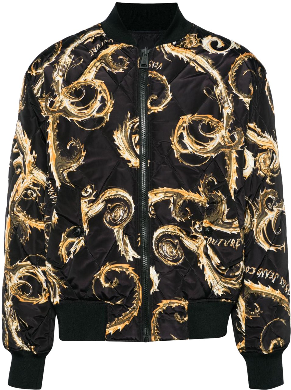 Versace Jeans Couture Coats Black Zwart