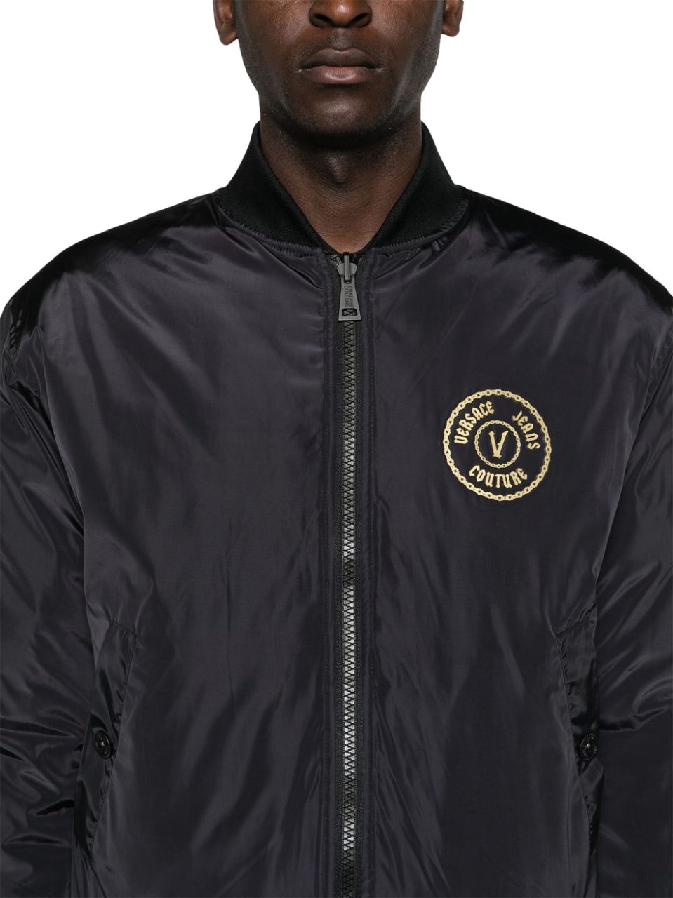Versace Jeans Couture Coats Black Zwart