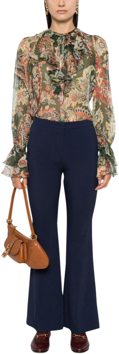 Etro Shirts Green Groen