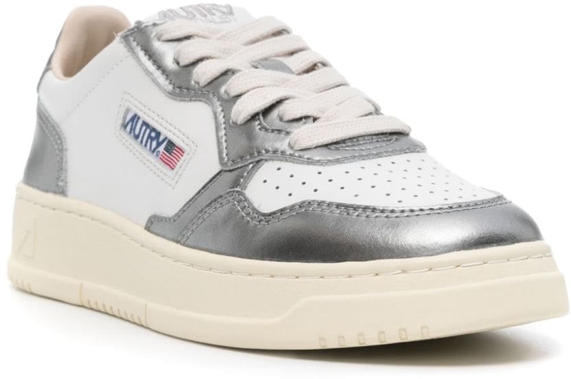 Autry Sneakers Silver Zilver
