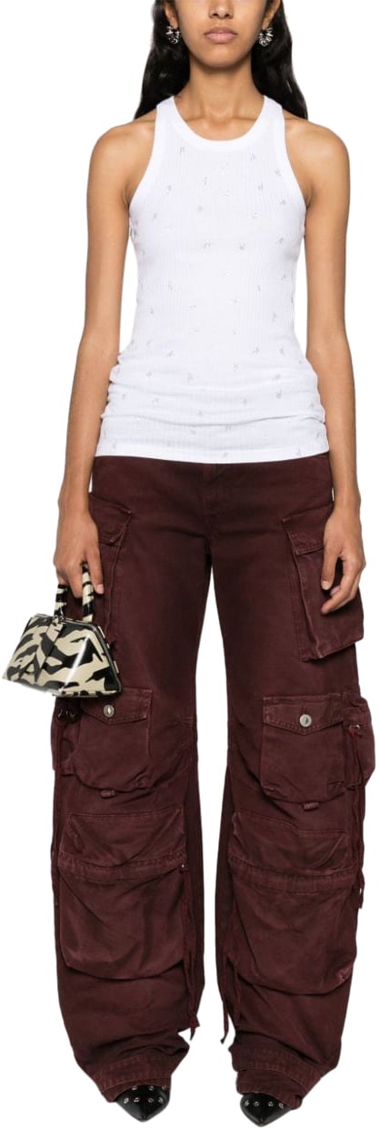 The Attico Top White Wit