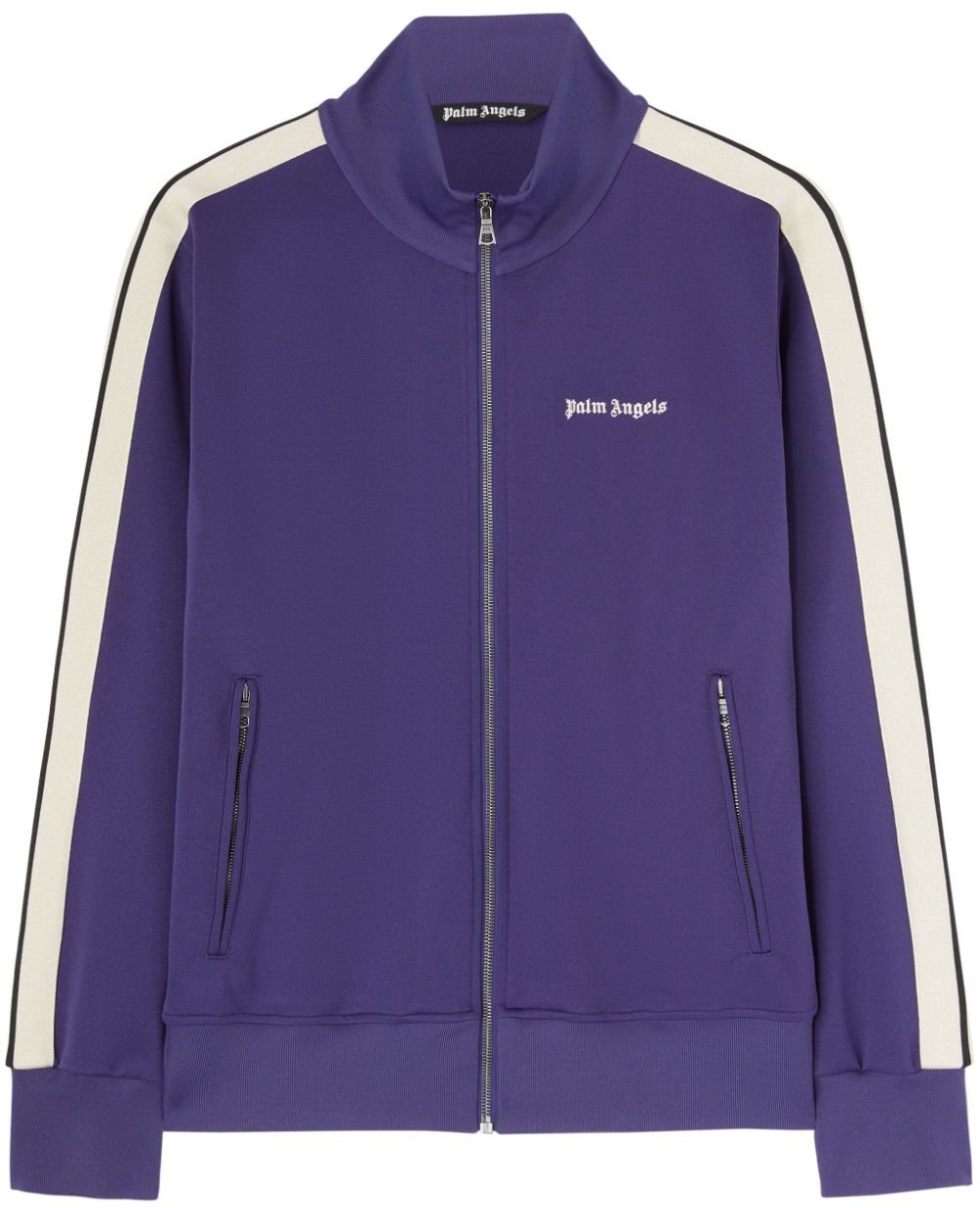 Palm Angels Heren Classic Logo Trackjacket Blauw Blauw