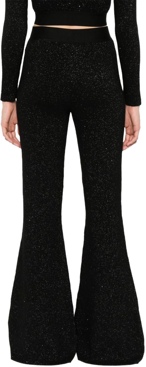 Palm Angels Trousers Black Zwart