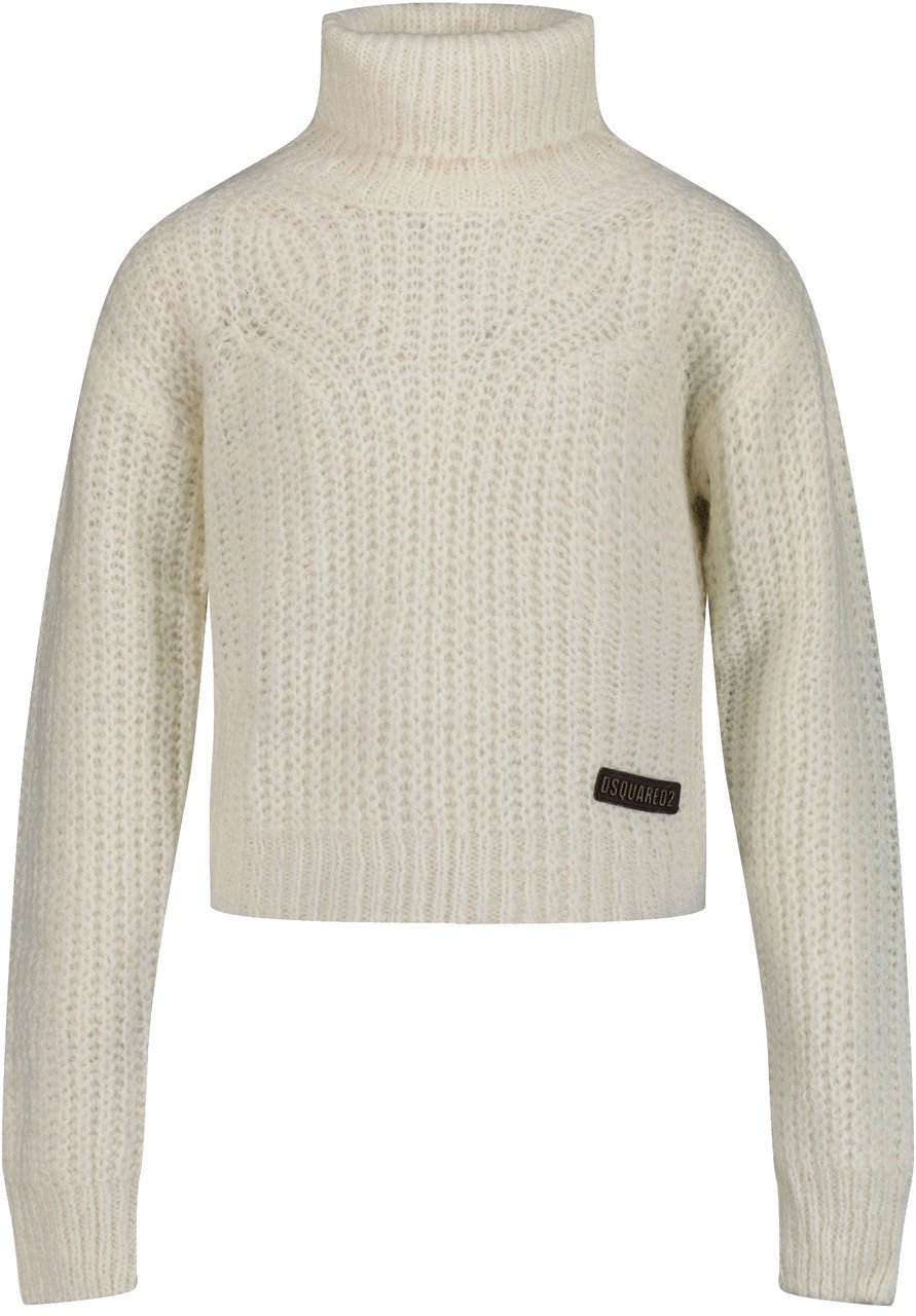 Dsquared2 Dsquared2 Meisjes Trui Off White Wit