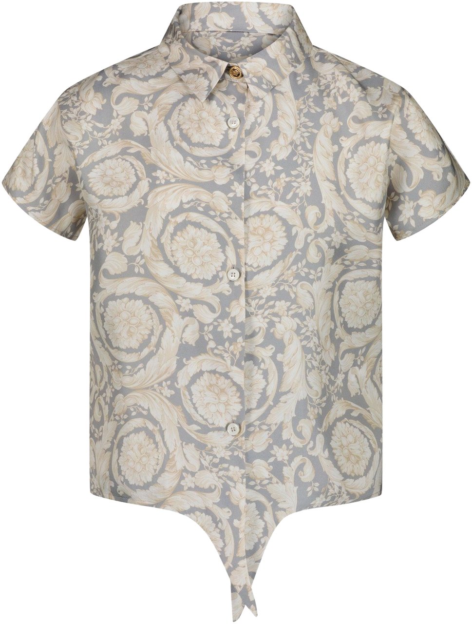 Versace Versace Kinder Meisjes Blouse In Grijs Grijs
