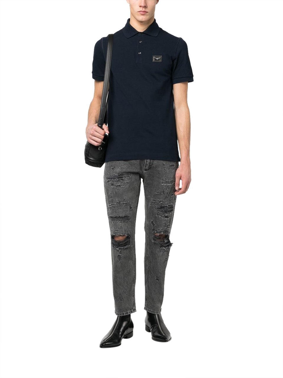 Dolce & Gabbana T-Shirts And Polos Blue Blauw