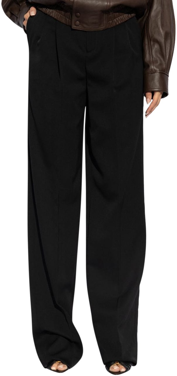 Saint Laurent Trousers Black Zwart