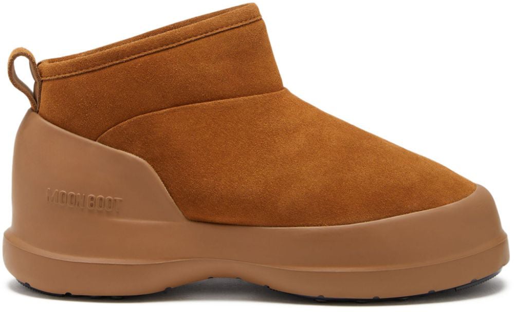 Moon Boot Boots Leather Brown Bruin