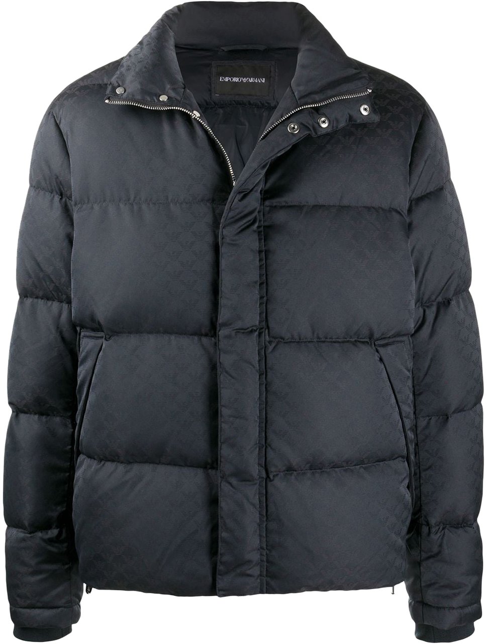 Emporio Armani Coats Blue Blauw