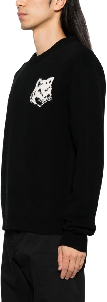 Maison Kitsuné Maison Kitsune' Sweaters Black Zwart