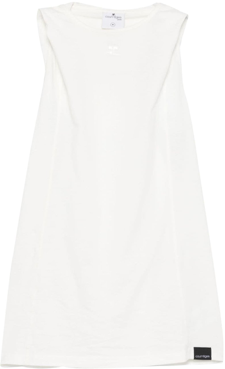 COURREGES Top Heritage White Wit