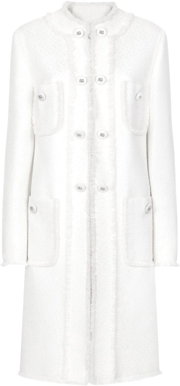 Dolce & Gabbana Coats Cream Wit