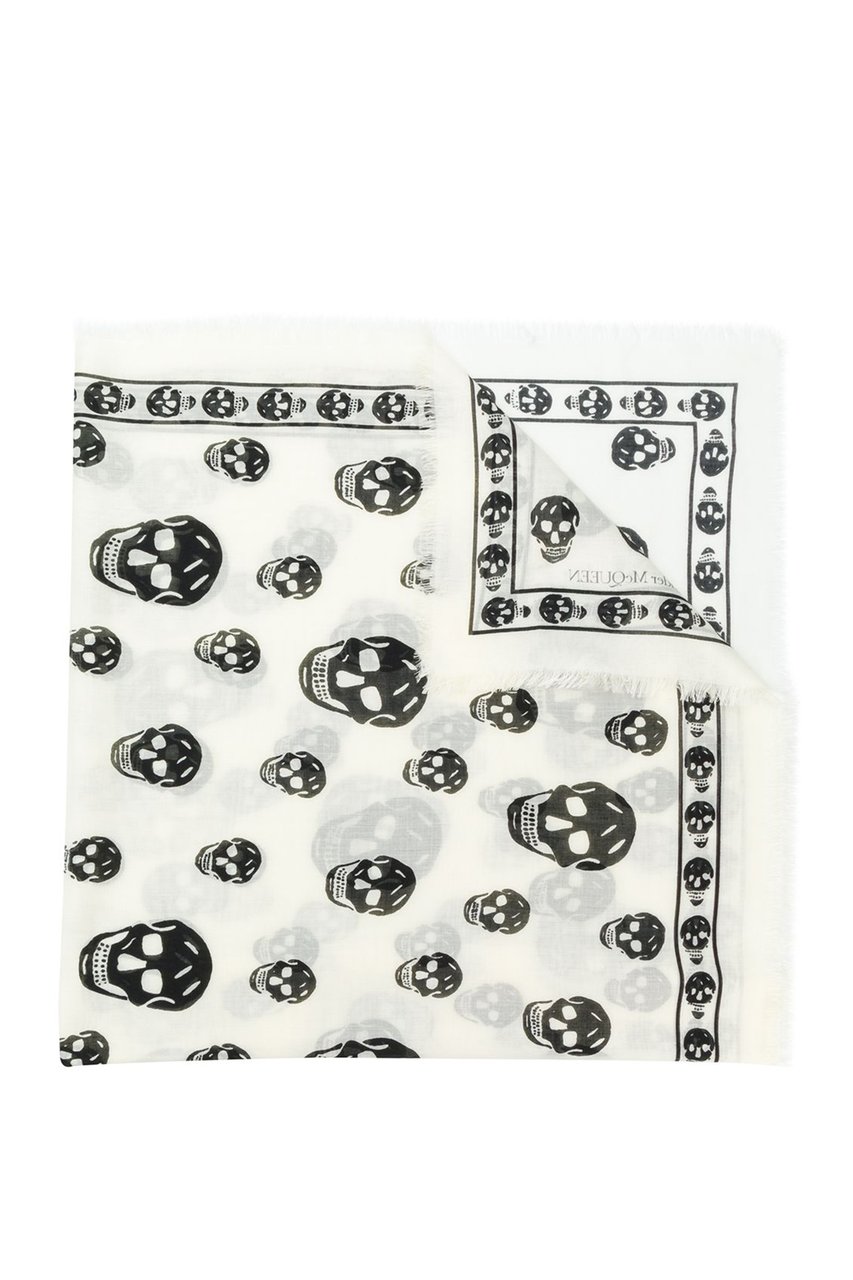 Alexander McQueen Scarfs White Wit
