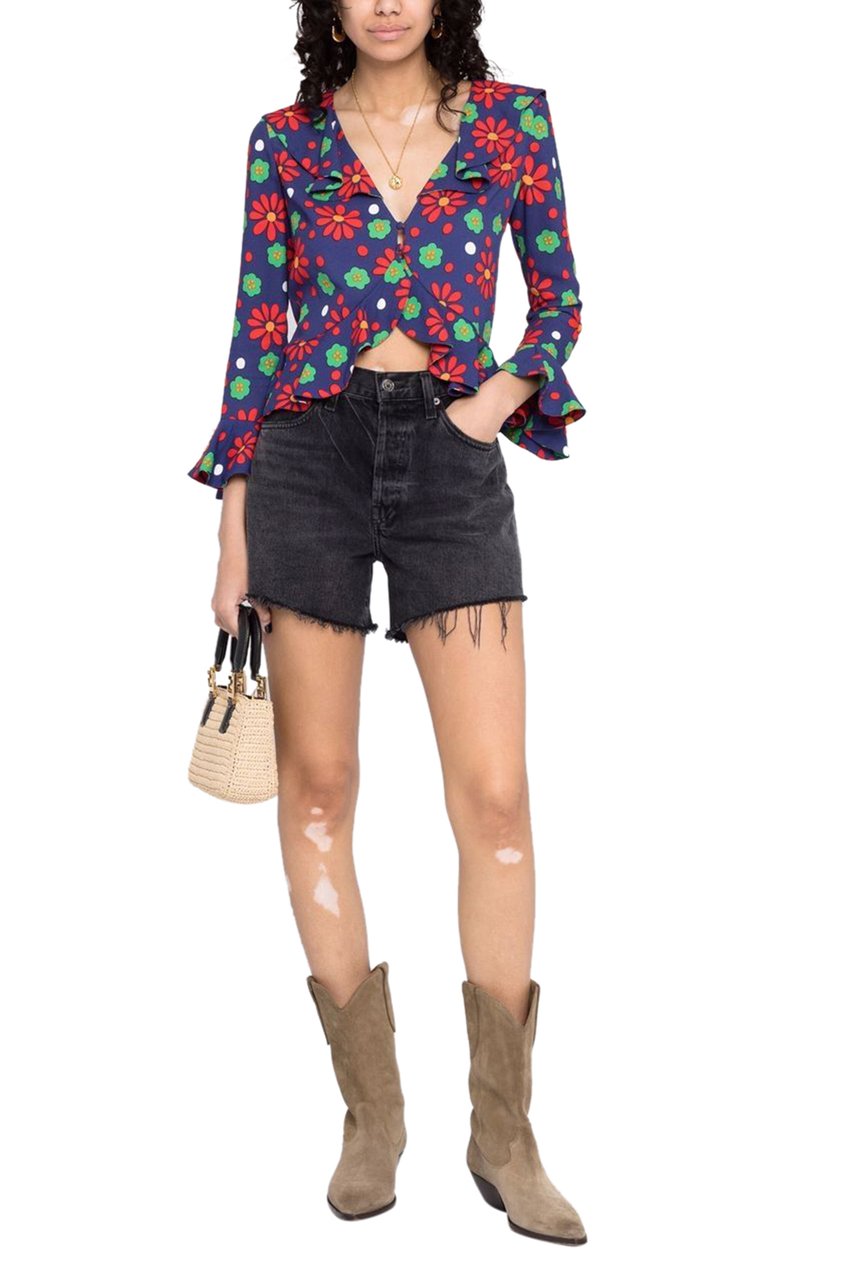 Saint Laurent Top Red Rood
