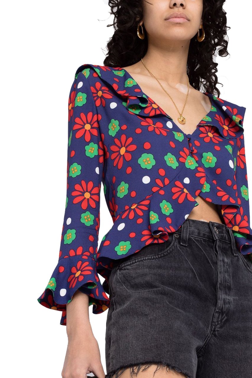 Saint Laurent Top Red Rood