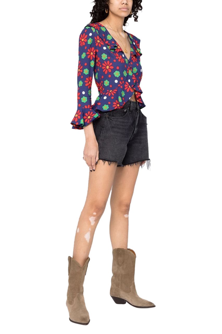 Saint Laurent Top Red Rood