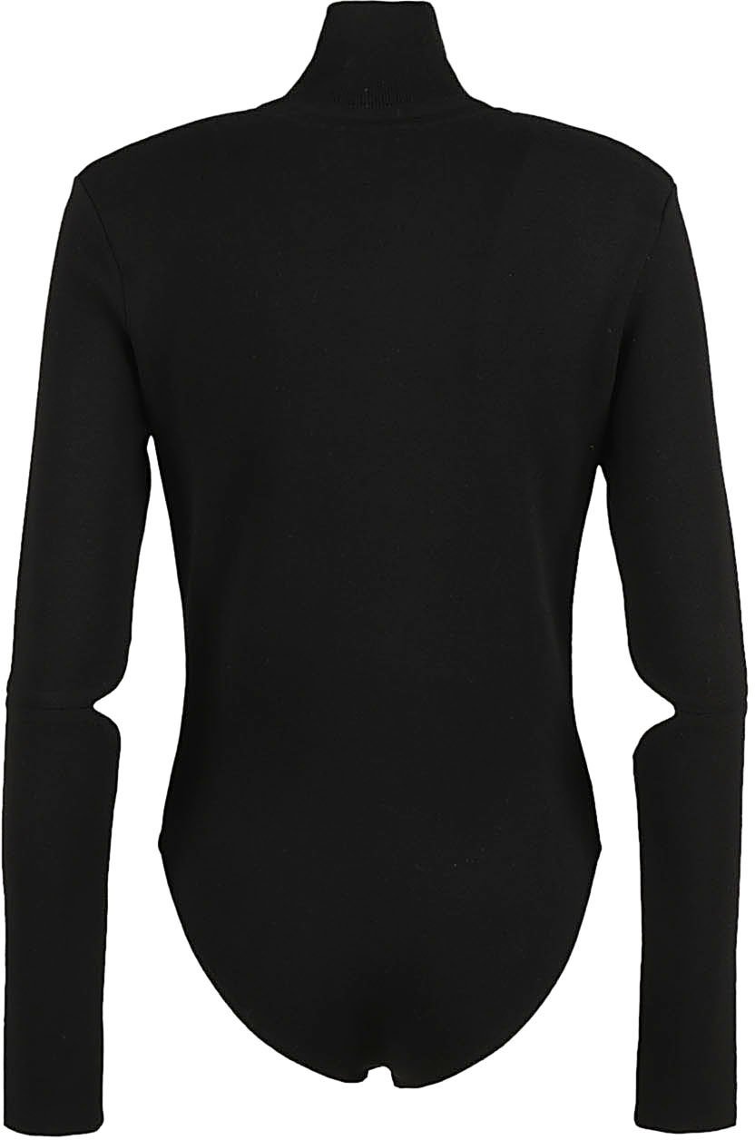 COURREGES Top Black Zwart