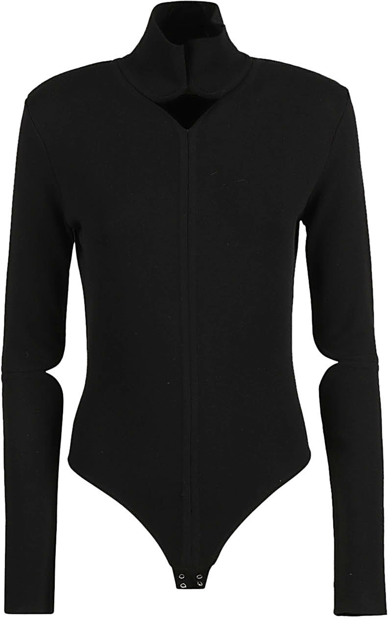 COURREGES Top Black Zwart