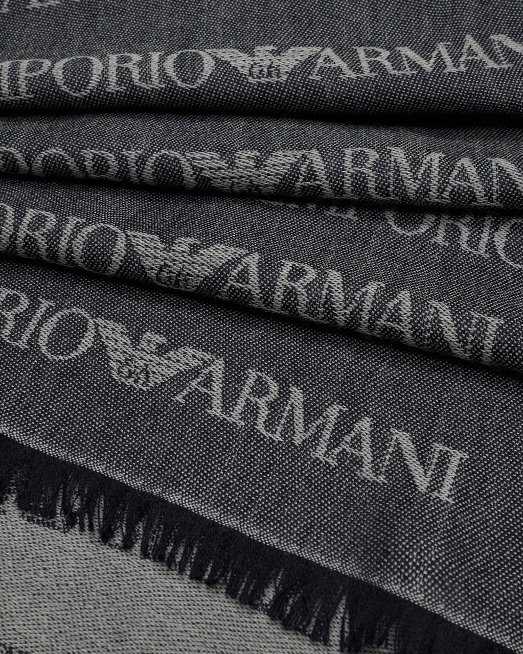 Emporio Armani Scarfs Blue Blauw