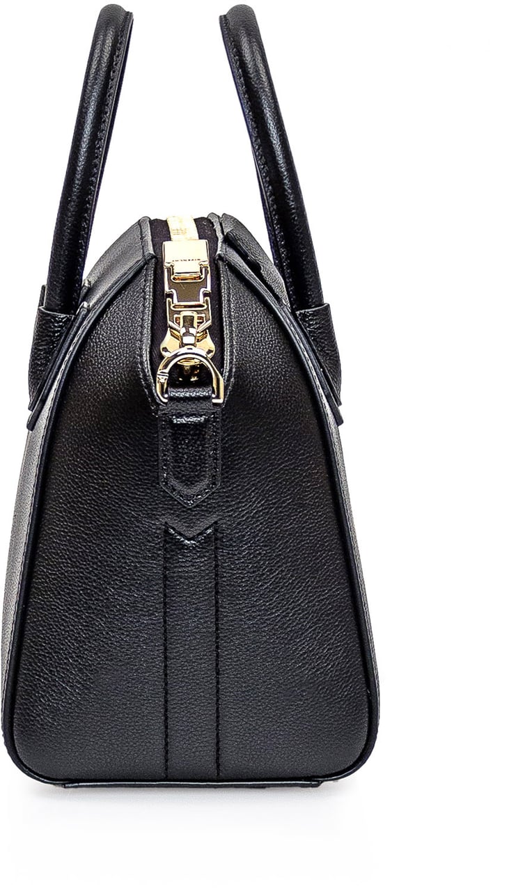 Givenchy Givenchy Black leather mini Antigona handbag Zwart