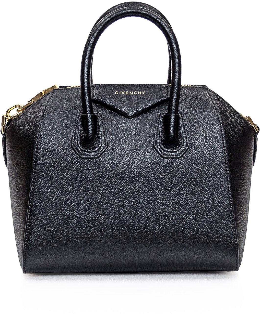 Givenchy Givenchy Black leather mini Antigona handbag Zwart