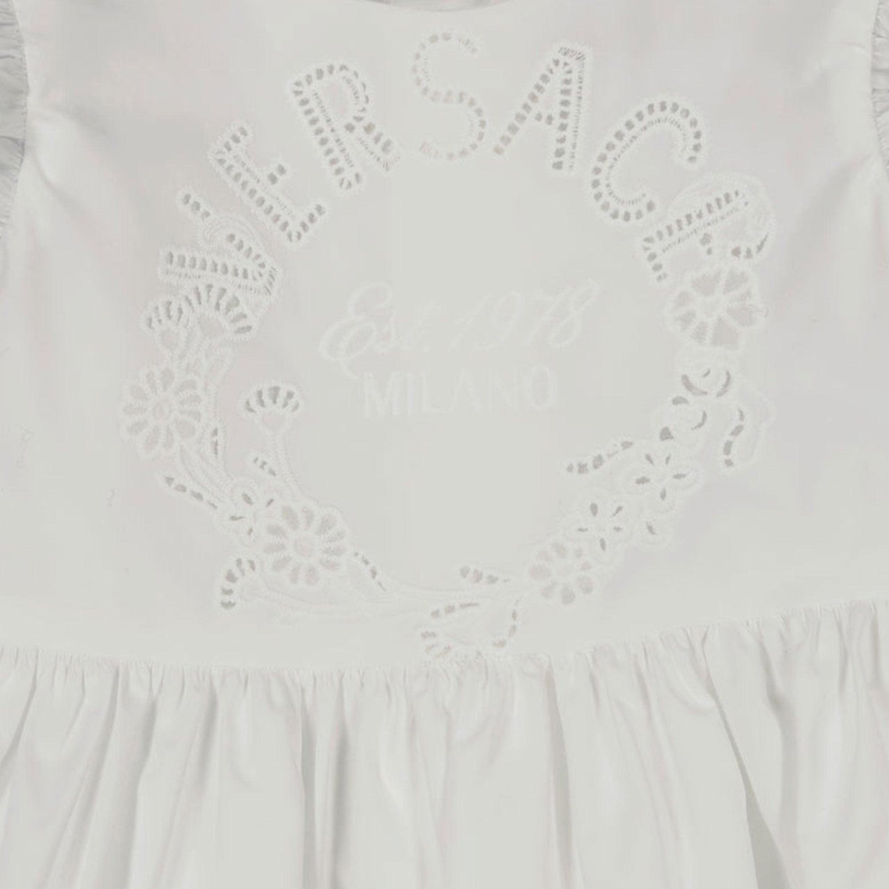 Versace Versace Baby Meisjes Jurk In Wit Wit