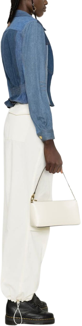 Marine Serre Coats Blue Blauw