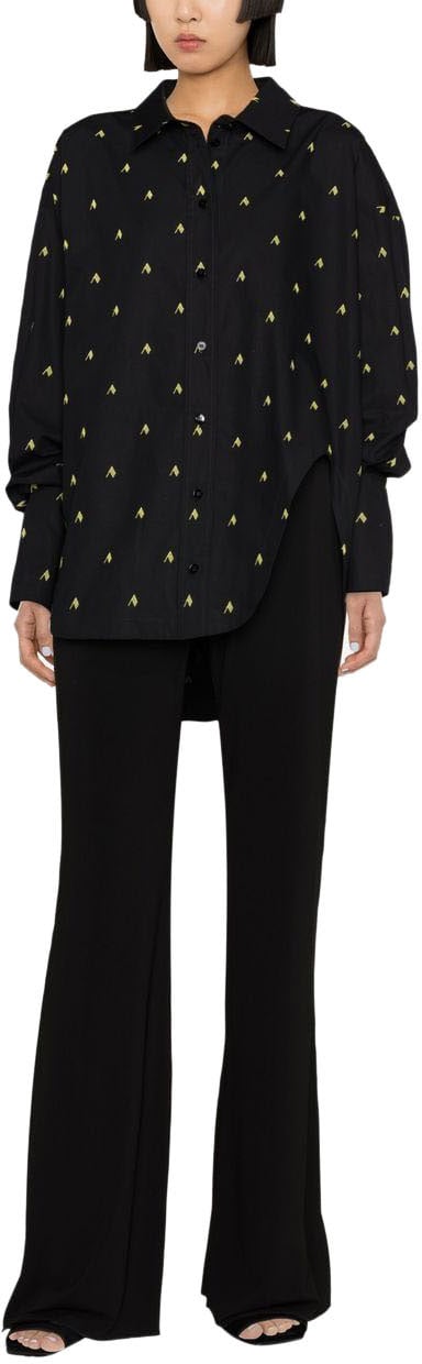 The Attico Shirts Black Zwart