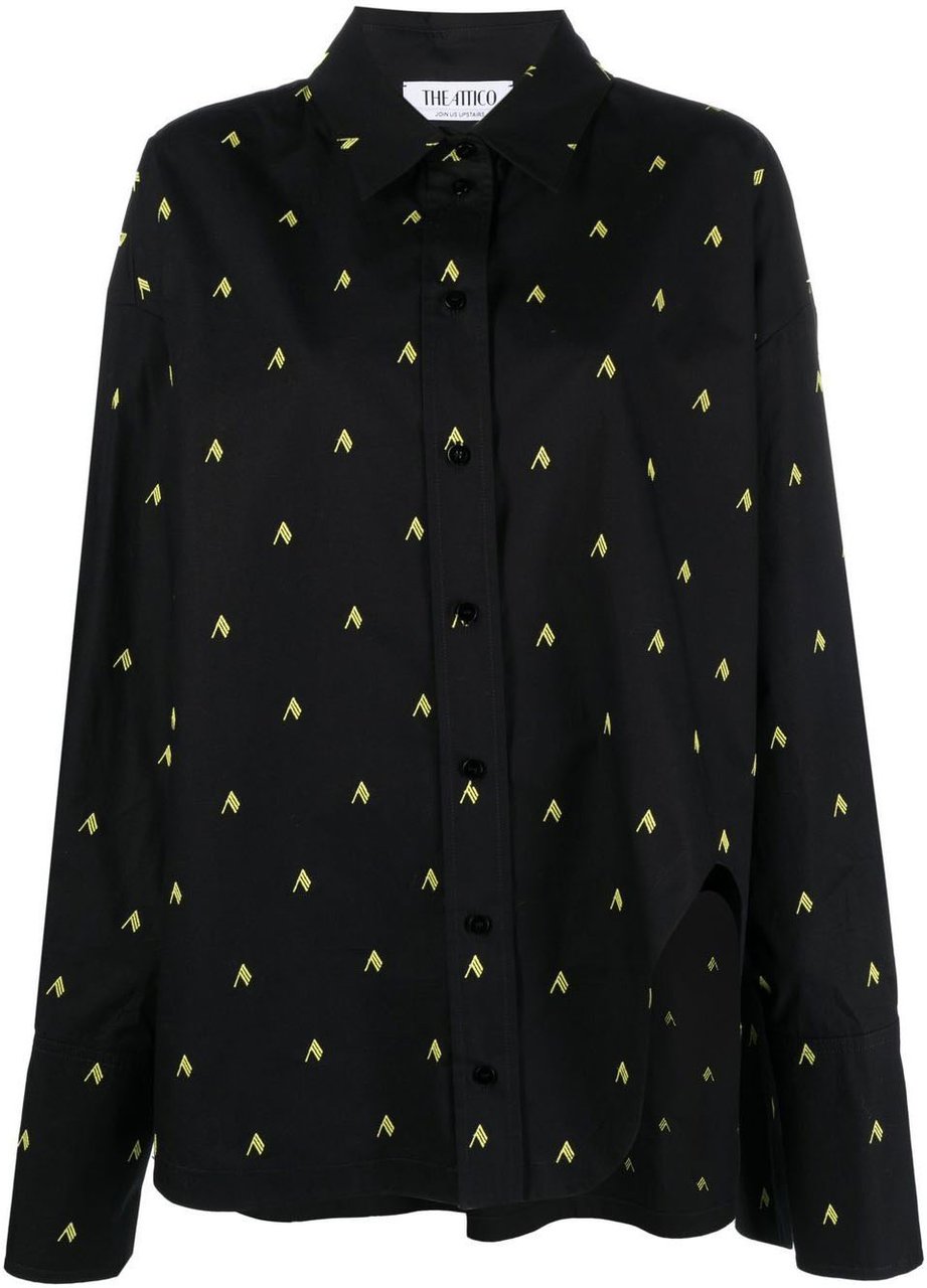 The Attico Shirts Black Zwart