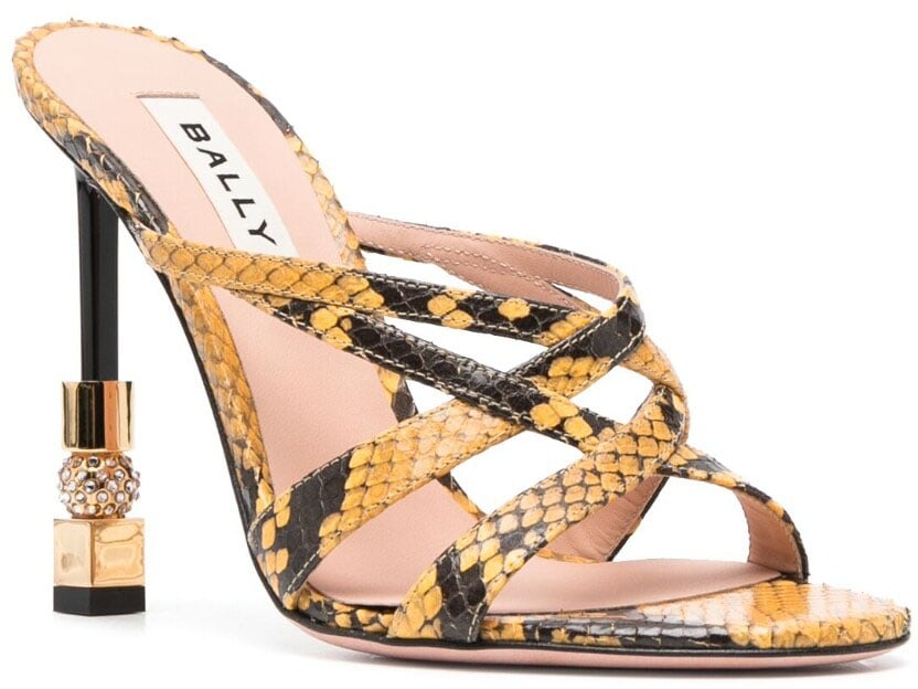 Bally Sandals Yellow Geel