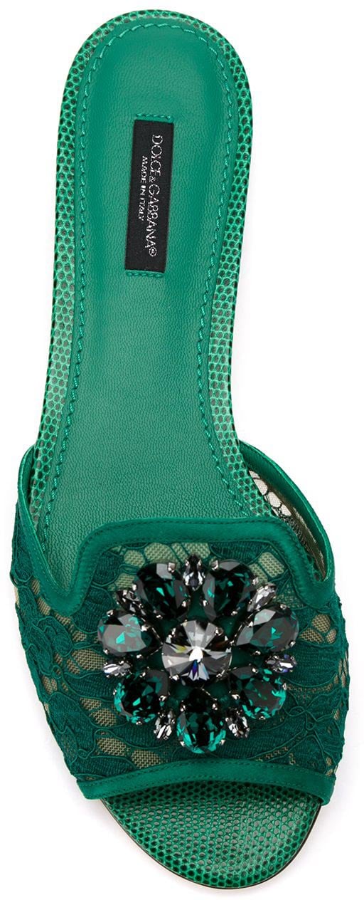Dolce & Gabbana Sandals Green Groen