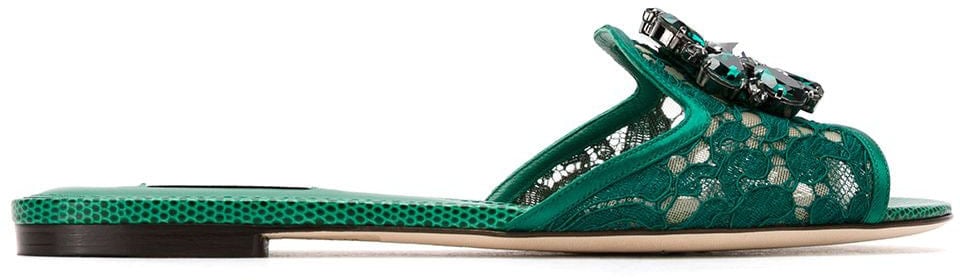 Dolce & Gabbana Sandals Green Groen