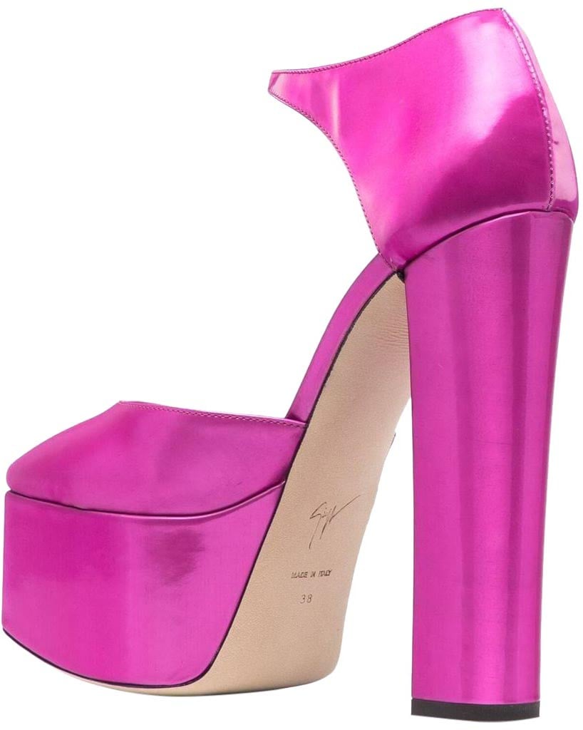 Giuseppe Zanotti With Heel Fuchsia Roze