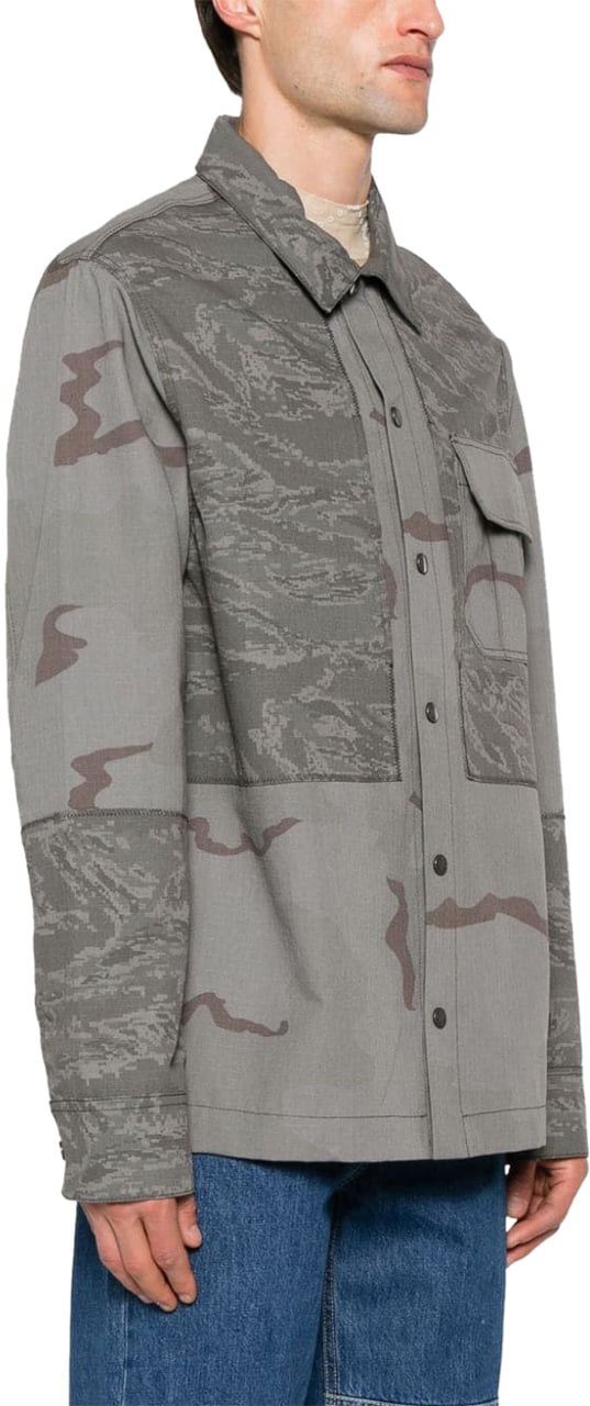 Marine Serre Coats Grey Grijs