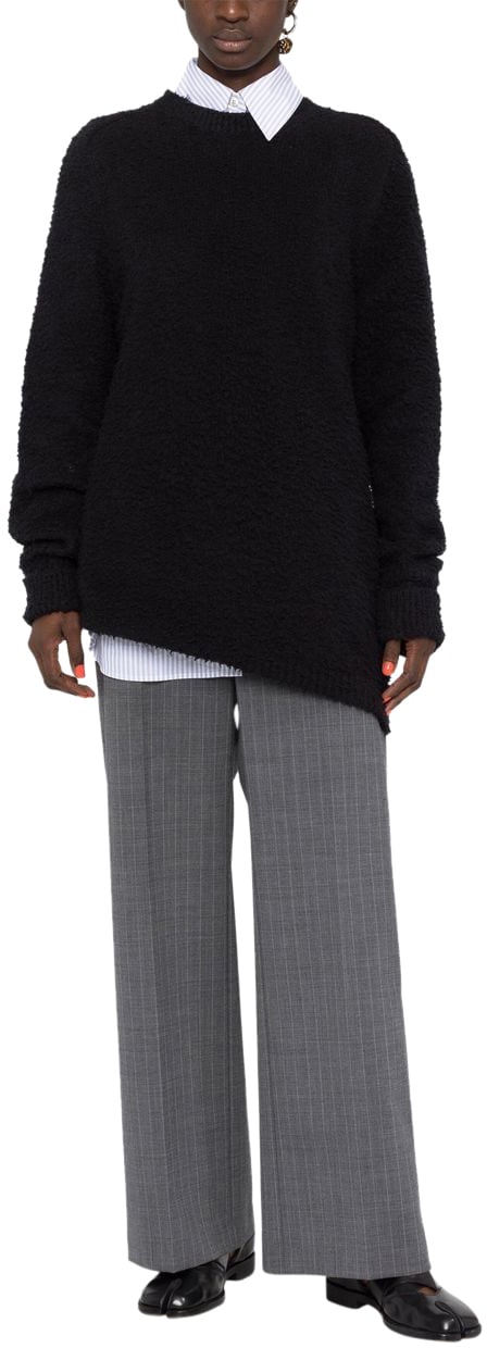 Maison Margiela Sweaters Black Zwart