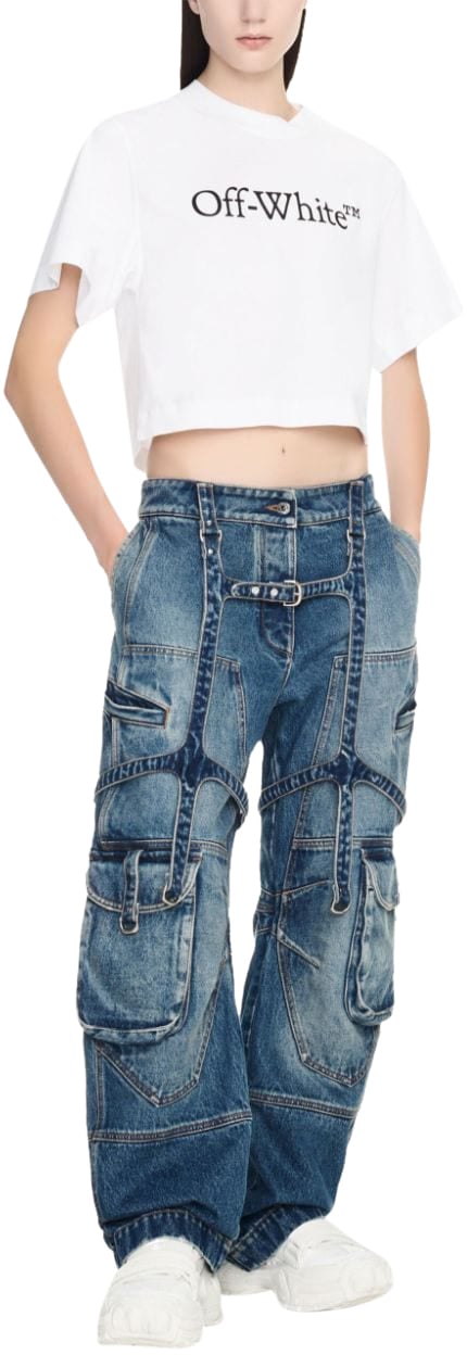 OFF-WHITE Jeans Blue Blauw