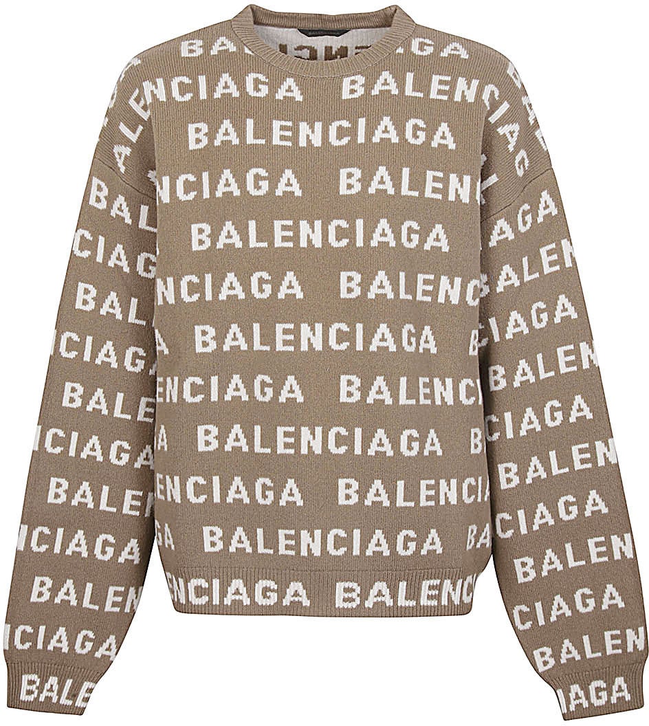 Balenciaga Sweaters Beige Beige