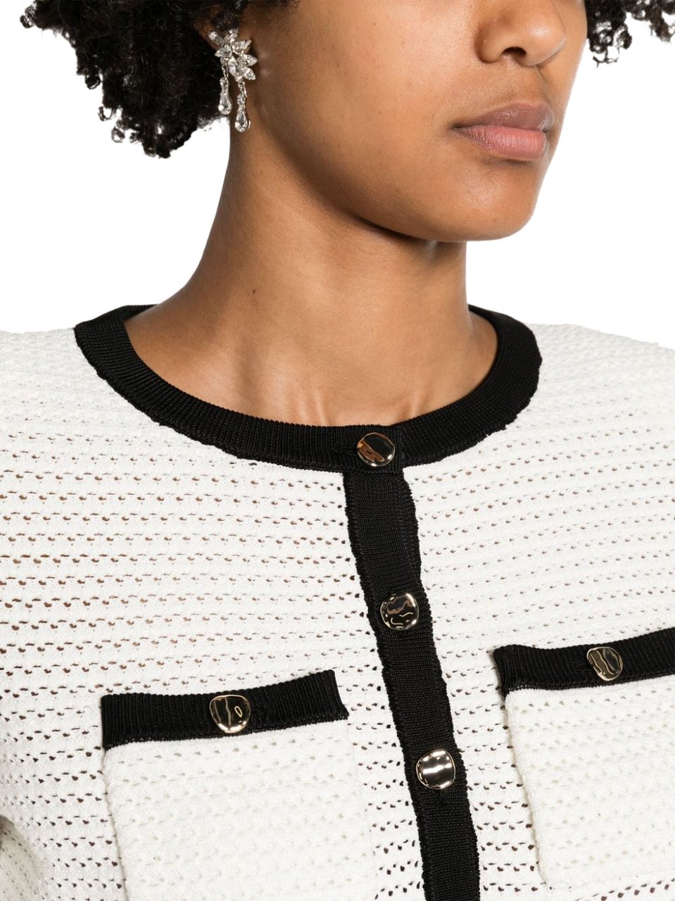 Self-Portrait Sweaters White Wit