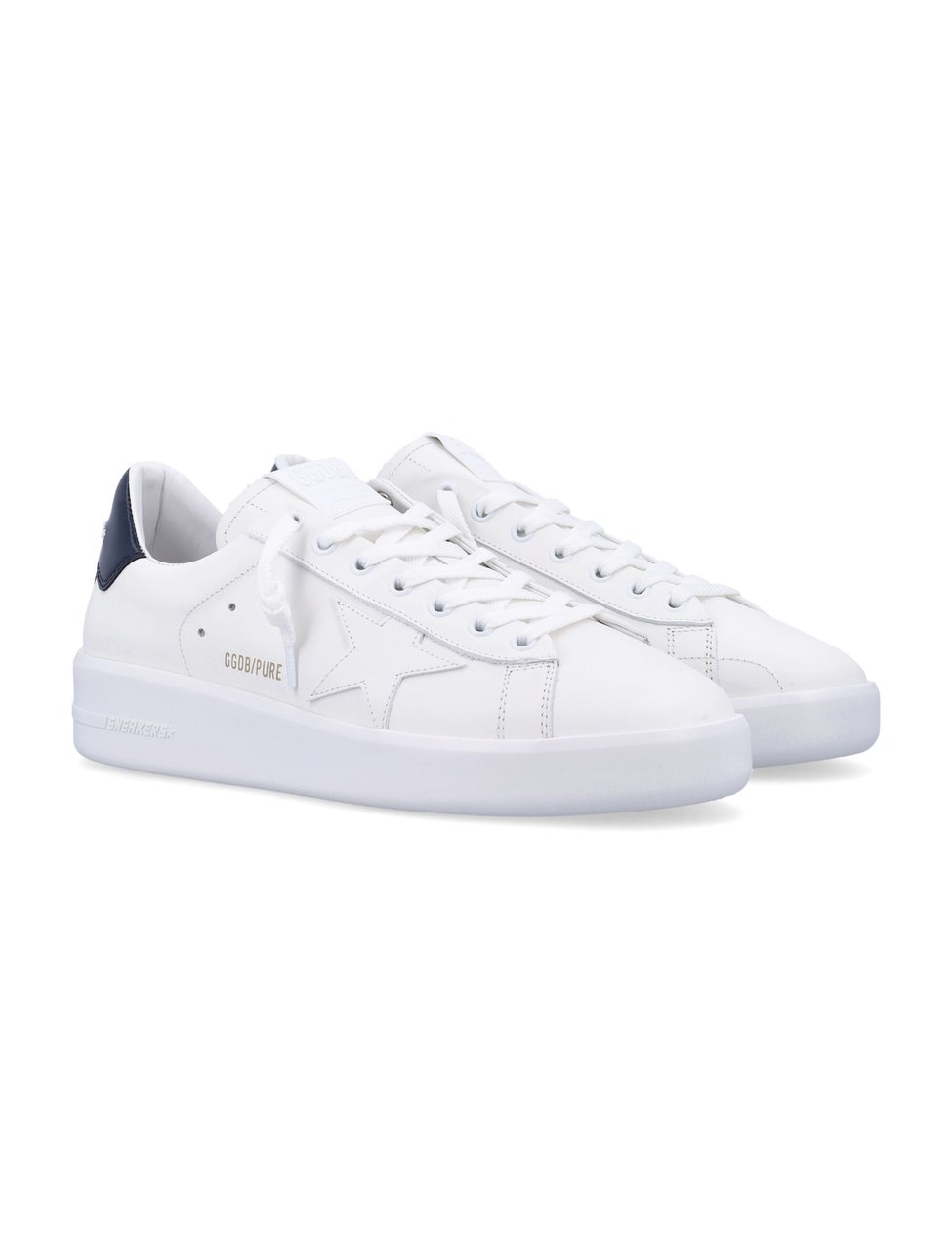 Golden Goose pure star leather upper white Wit