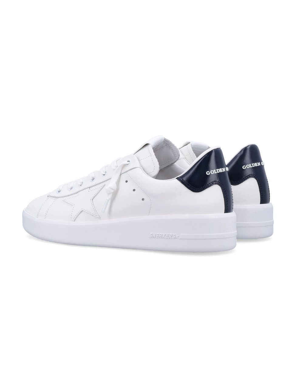 Golden Goose pure star leather upper white Wit