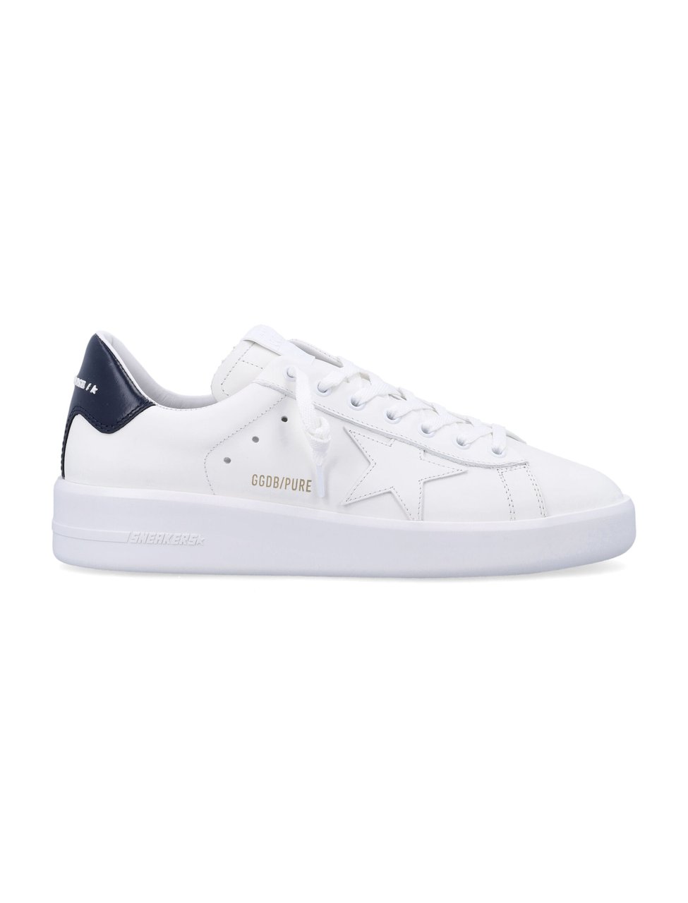 Golden Goose pure star leather upper white Wit
