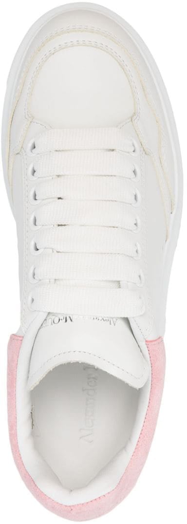 Alexander McQueen Dames Oversized Sneaker Wit/Roze Wit
