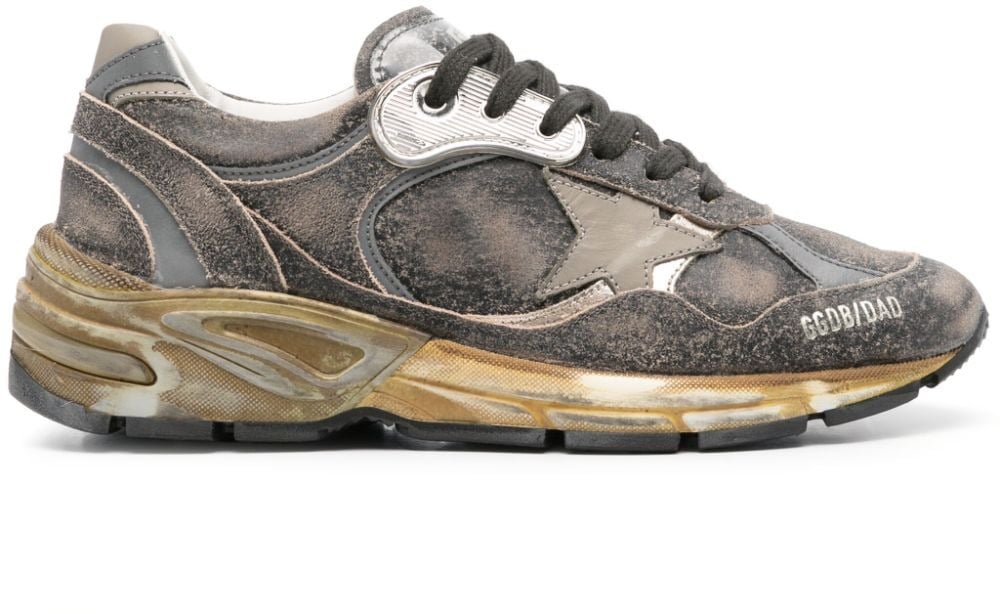 Golden Goose Dames Running Dad Sneaker Grijs Grijs