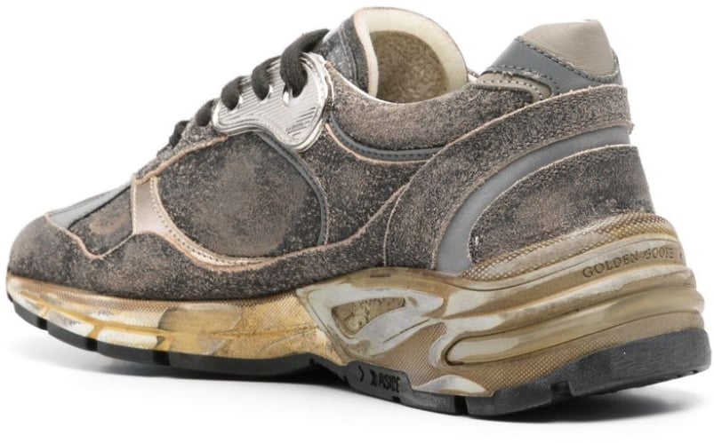 Golden Goose Dames Running Dad Sneaker Grijs Grijs