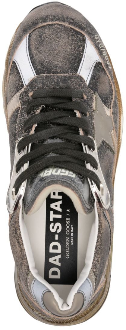 Golden Goose Dames Running Dad Sneaker Grijs Grijs
