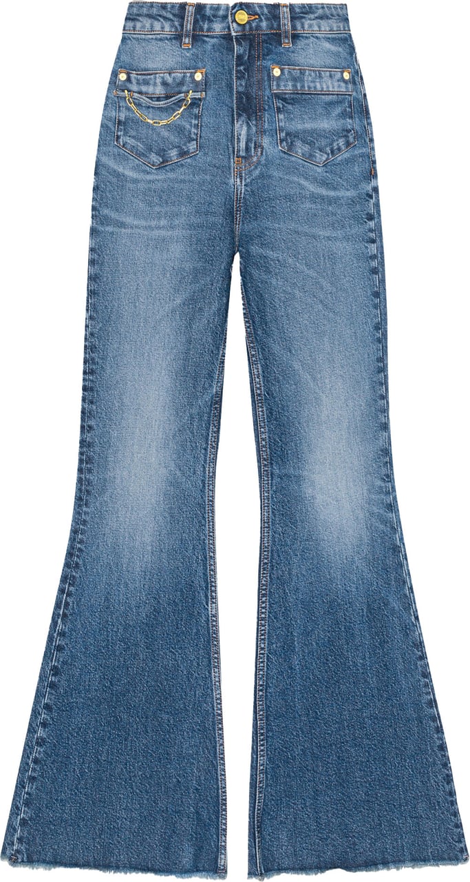 Ganni jeans blue Blauw